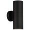 Access Lighting Matira, BiDirectional Outdoor LED Wall Mount, Black Finish, Frosted 20149LEDDMGLP-BL - alternate 1